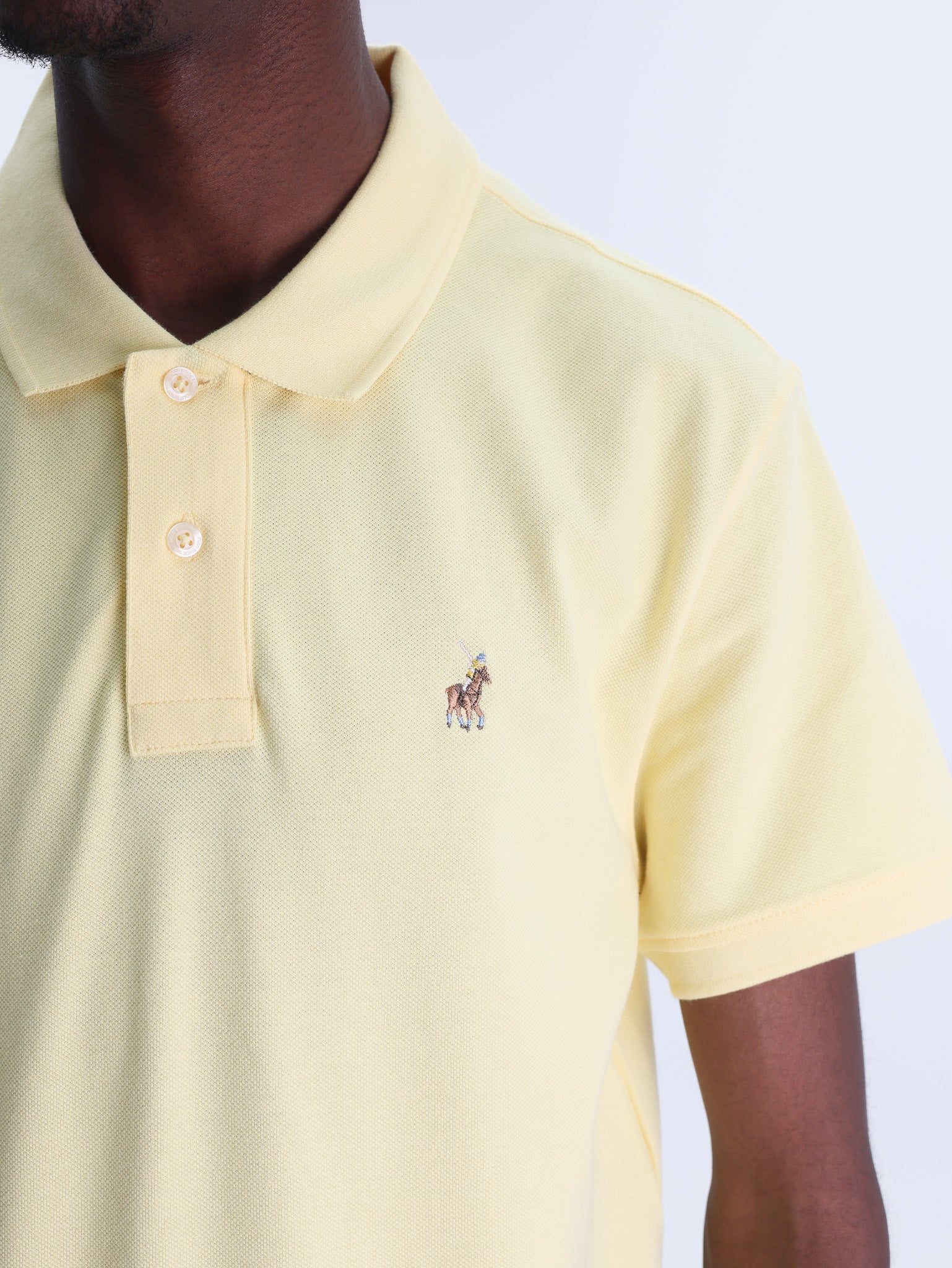 Polo Golfer Logo Yellow